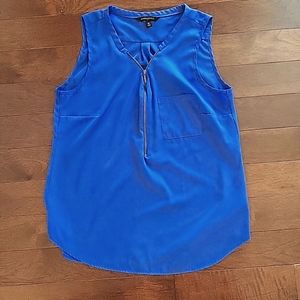 Periwinkle sleeveless blouse